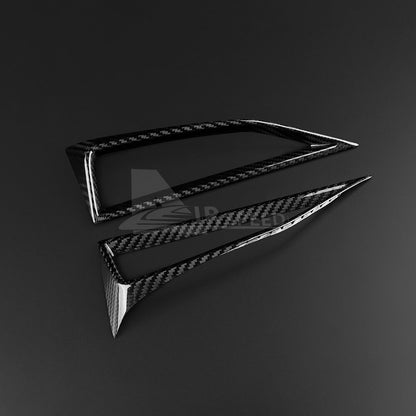 REAL HARD Carbon Fiber Black Center Air Vent Cover For Subaru WRX STI 2022-2023 - detail view 6