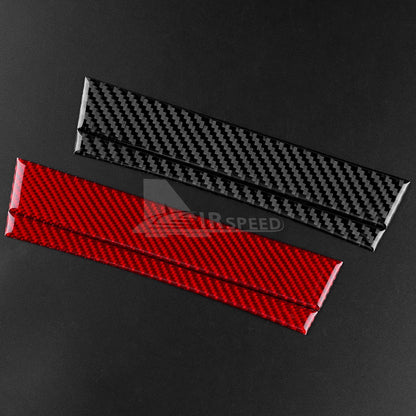 Black Carbon Fiber Trim Sticker Below AC Buttons For Subaru BRZ GR86 2021-2026 - FREE GIFT