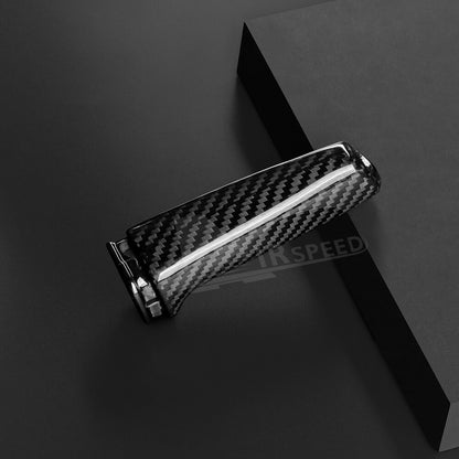 For BMW E60 E61 E63 E64 E84 Handbrake Grip Grip Handle Cover REAL Carbon Fiber - detail view 8