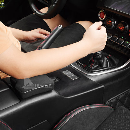 White Stitch Gear Armrest Pad LHD For Subaru BRZ GR86 2021-2026 - FREE GIFT