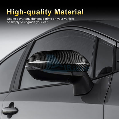 HARD Carbon Fiber Rear View Mirror Cover for Toyota Corolla 2020-25 Yaris 21-25 - detail view 7