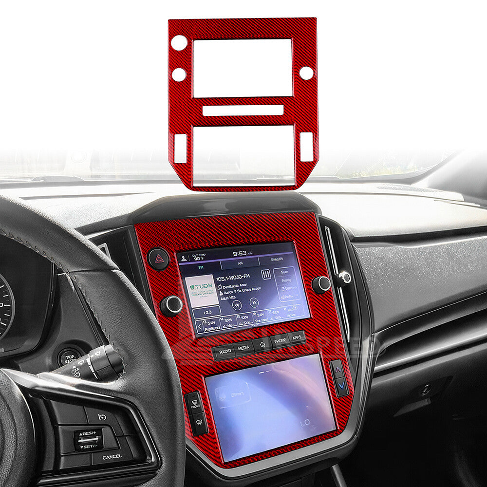 For Subaru WRX STI 22-23 Center Console Navigation Screen REAL HARD Carbon Fiber - product view