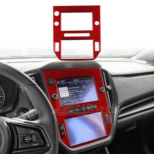 For Subaru WRX STI 22-23 Center Console Navigation Screen REAL HARD Carbon Fiber - product view