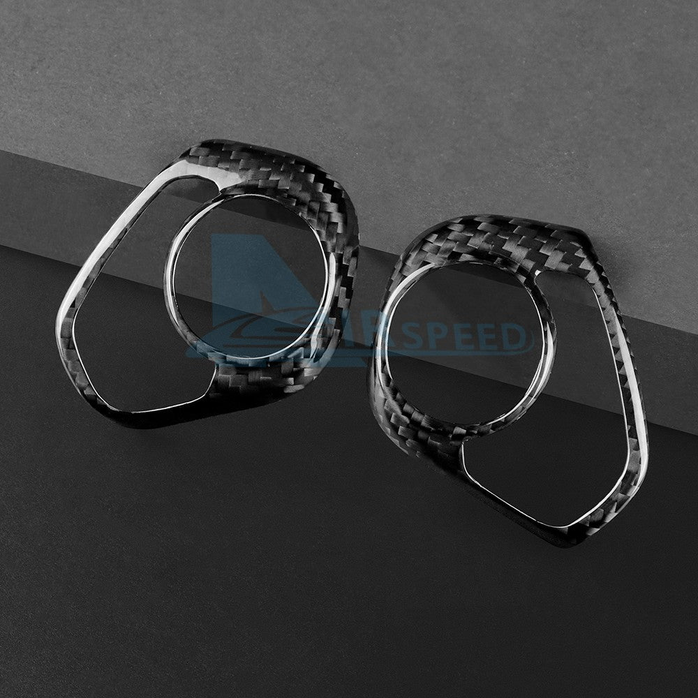 Steering Wheel Button Frame Cover Hard Carbon Fiber for BRZ Toyota 86 2017-2025 - detail view 9
