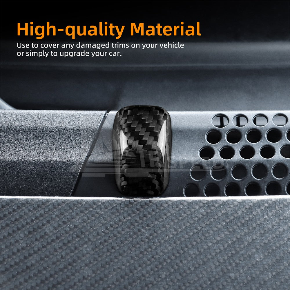 Roof Wiper Protrusion Cover Carbon Fiber For FIAT 500 Abarth 595 695 2008-2024 - detail view 6