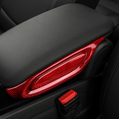 Black Hard Carbon Armrest Side Trim Fit MINI F60 2017-2022 - detail view 6