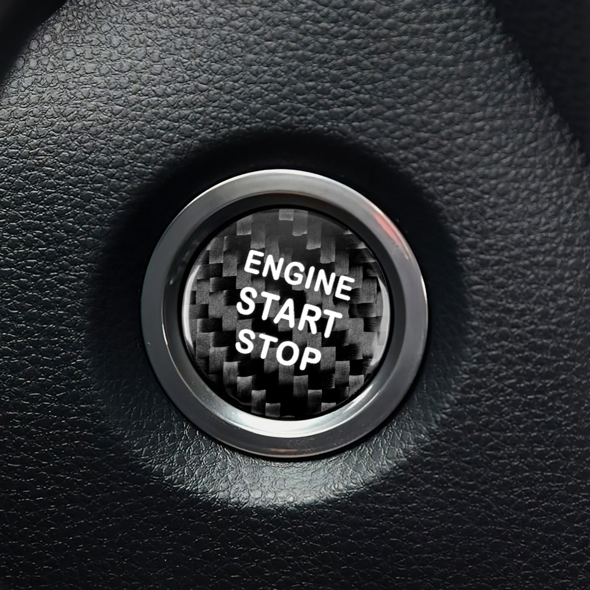 For Lexus IS ES GS NX RX LX RC RC F Carbon Fiber Engine Start Button Sticker - detail view 5