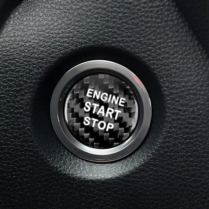 For Lexus IS ES GS NX RX LX RC RC F Carbon Fiber Engine Start Button Sticker - detail view 5
