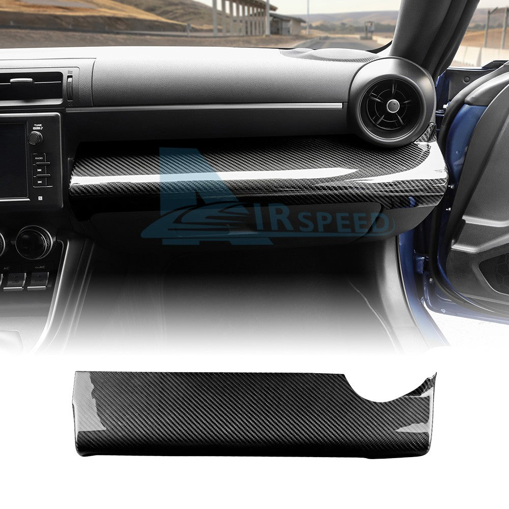 Hard Carbon Co-pilot Dashboard Trim LHD For Subaru BRZ Toyota GR86 2021-2026 - detail view 6