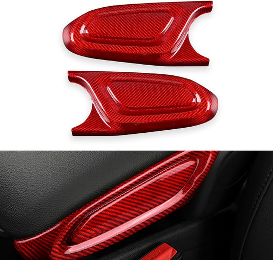 Black Hard Carbon Armrest Side Trim Fit MINI F60 2017-2022 - product view