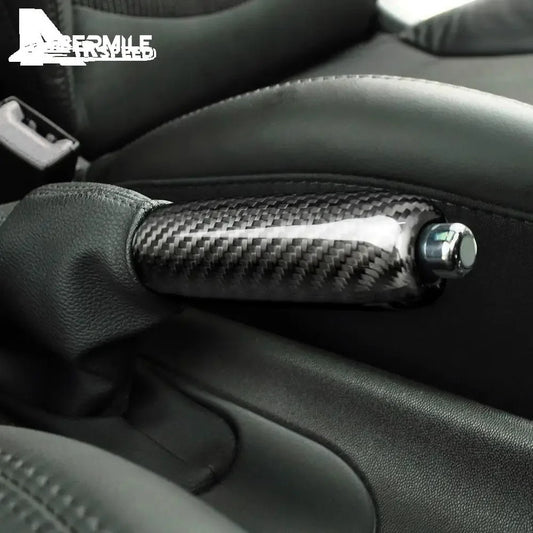 Sport Real Dry Carbon Handbrake Grip For All MINI R Generation Vehicles - detail view