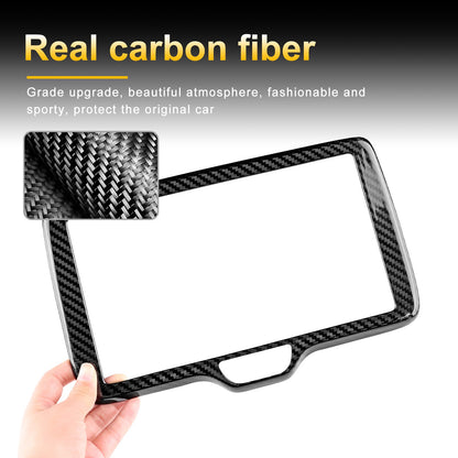 Center Screen Frame Cover For Toyota Yaris Cross/GR Yaris 2020-2024 Carbon Fiber - detail view 6