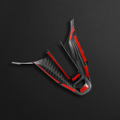 Car Steering Wheel Chin Cover Carbon Fiber for Hyundai i20 N Elantra N 2021-2026