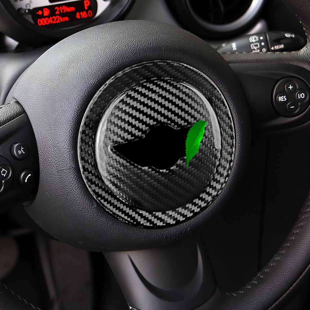 Steering Wheel Cover Hrad Carbon Fiber For Mini R55 R56 R57 R58 R59 R60 R61 - detail view 4