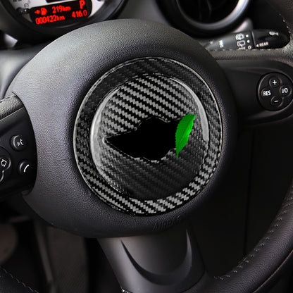 Steering Wheel Cover Hrad Carbon Fiber For Mini R55 R56 R57 R58 R59 R60 R61 - detail view 4