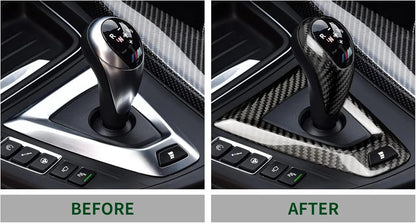 For F80 M3 12-18 Hard Carbon Center Console Frame - detail view 3
