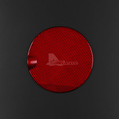 For MINI F55 F56 14-2023 F57 16-2023 Red Fuel Gas Tank Cap Cover Carbon Fiber - detail view 6