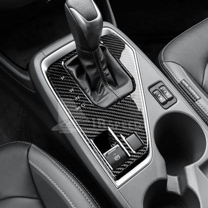 REAL HARD Carbon Fiber Gear Shift Console Cover For Subaru Crosstrek 2023-2024 - detail view 6