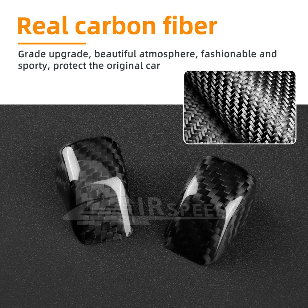 Roof Wiper Protrusion Cover Carbon Fiber For FIAT 500 Abarth 595 695 2008-2024 - detail view 5