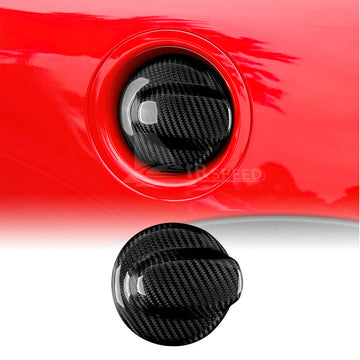 For MINI R55 2007-2014 R56 2006-2013 REAL CARBON FIBER Fuel Tank Gas Cover Caps
