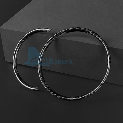 Black Speed Indicator Cover REAL HARD Carbon Fiber For Mini F54 F55 F56 F57 F60 - detail view 7