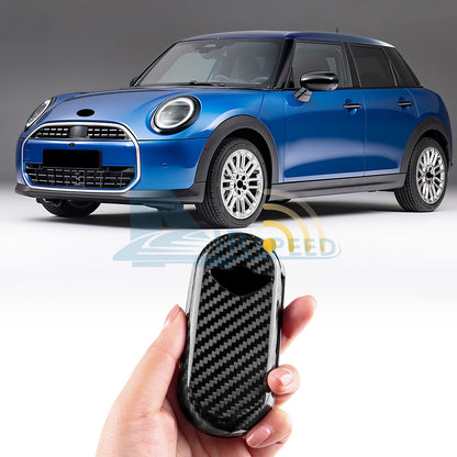 Real Carbon Fiber Key Fob Case Shell Cover For MINI Cooper S F65 F66 F67 24-25