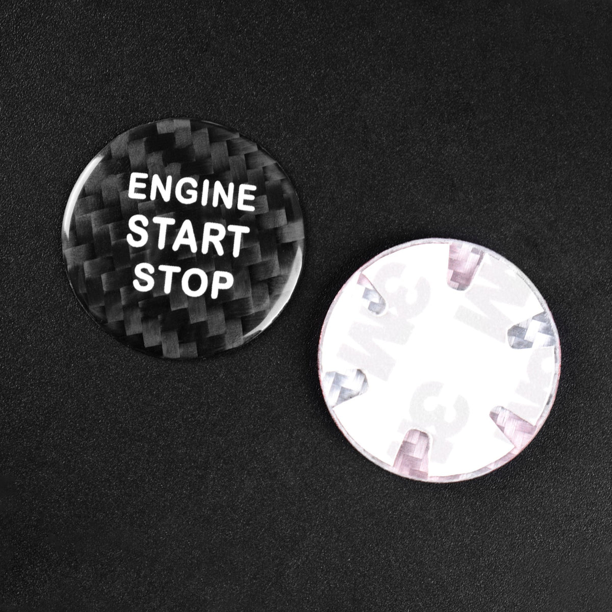 For Lexus IS ES GS NX RX LX RC RC F Carbon Fiber Engine Start Button Sticker - detail view 7