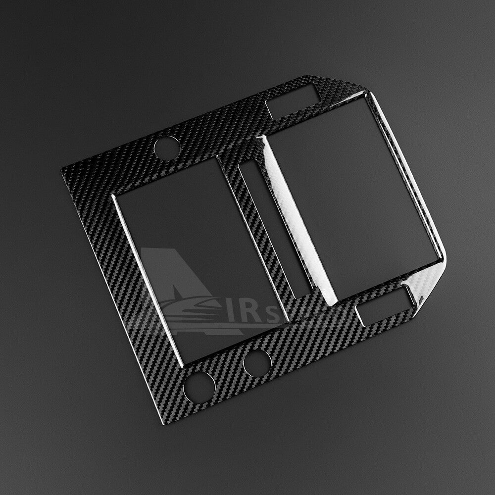 For Subaru WRX STI 2022-2023 Center Control Console REAL HARD Carbon Fiber BLACK - detail view 7