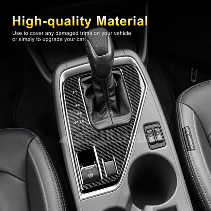 REAL HARD Carbon Fiber Gear Shift Console Cover For Subaru Crosstrek 2023-2024 - detail view 5