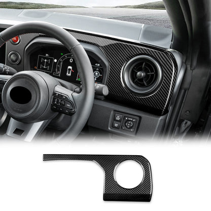 Driver's Air Outlet Panel Cover Black Carbon Fiber for Toyota GR Yaris 2025-2026 - product view
