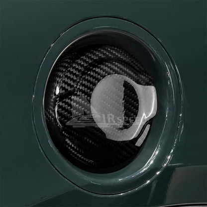 For Mini F55 F56 14-23 F57 16-23 Black Hard Carbon Fiber Fuel Tank Cap Cover 409 - detail view 5