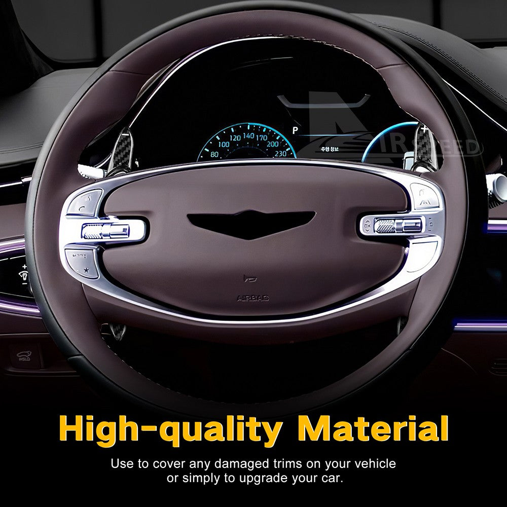 For Genesis GV70 GV80 22-23 Carbon Fiber Steering Wheel Paddle Shifter Extension