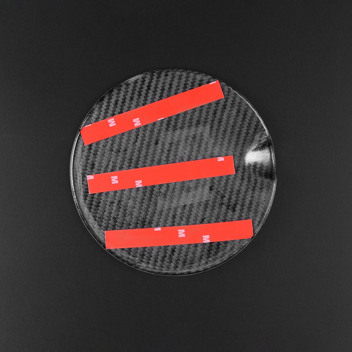 Fuel Gas Tank Filler Cap Cover Black For MINI R55 07-13 R56 06-13 Carbon Fiber - detail view 7
