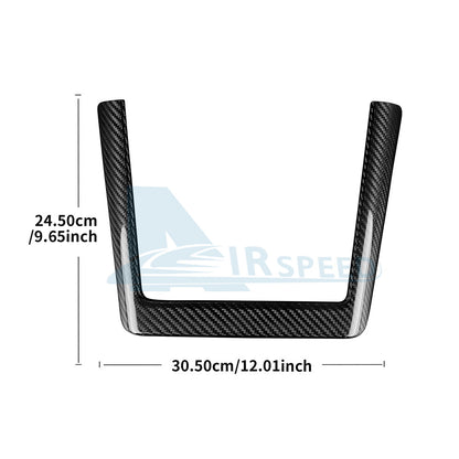 REAL HARD Carbon Fiber For Tesla Model 3 24 Car Wireless Charging Phone Charger - detail view