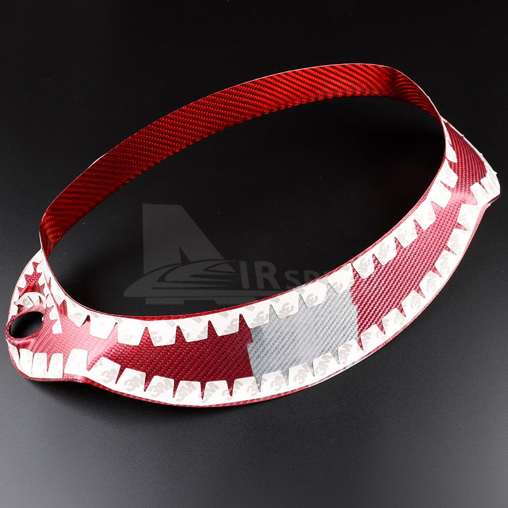 For Subaru BRZ Toyota GR86 2021-2025 Speedometer Cover RED HARD Carbon Fiber - detail view 9
