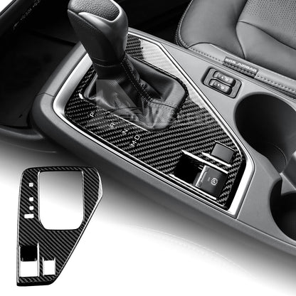 REAL HARD Carbon Fiber Gear Shift Console Cover For Subaru Crosstrek 2023-2024 - product view