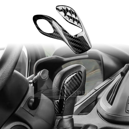 Real Hard Carbon Fiber Inner Gear Shift Knob Cover Trim For Ford Focus 2012-2018 - product view