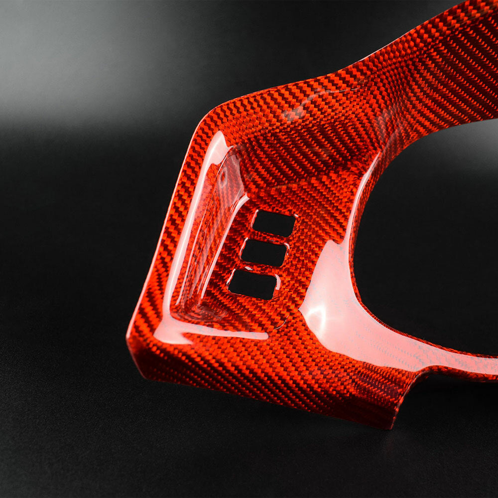 Red Speed Indicator HARD READ Carbon Fiber Cover For Subaru BRZ Toyota 86 12-21 - detail view 6
