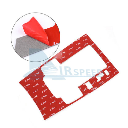 For Mazda 3 Axela 2019-2025 Carbon Fiber Red Center Gear Shift Panel Sticker