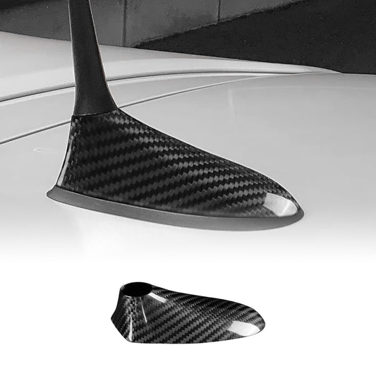 Car Antenna Cover Trim Black Carbon Fiber for FIAT 500 Abarth 595 2016-2024 - product view