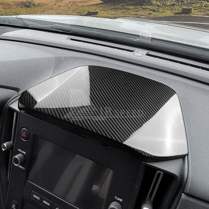 Front Dashboard Center Console Top Cover REAL HARD Carbon Fiber For WRX 22-2024 - detail view 7