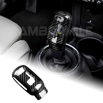 For Mini F Series 20-23 Left Hand Drive Black Hard Carbon Shift Gear Knob