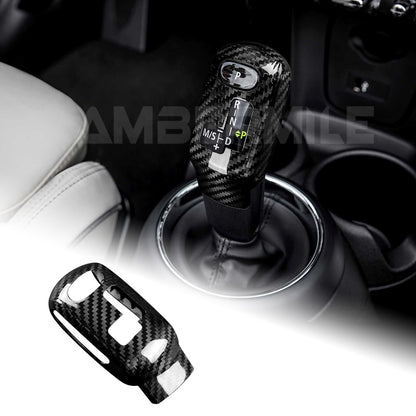 For Mini F Series 20-23 Left Hand Drive Black Hard Carbon Shift Gear Knob - product view