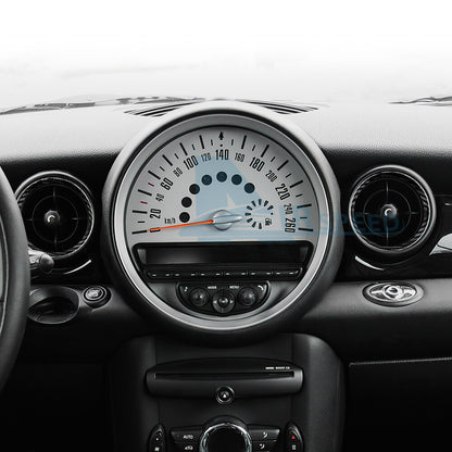 Black Hard Carbon Fiber Air Vent Outlet Cover For Mini R55 R56 R57 2007-2013 - detail view 5