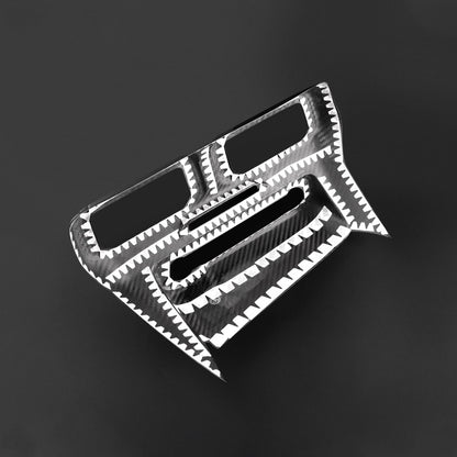 HARD Carbon Fiber Car Center Console Frame Cover Trim for Ford Mustang 2024-2027 - detail view 10
