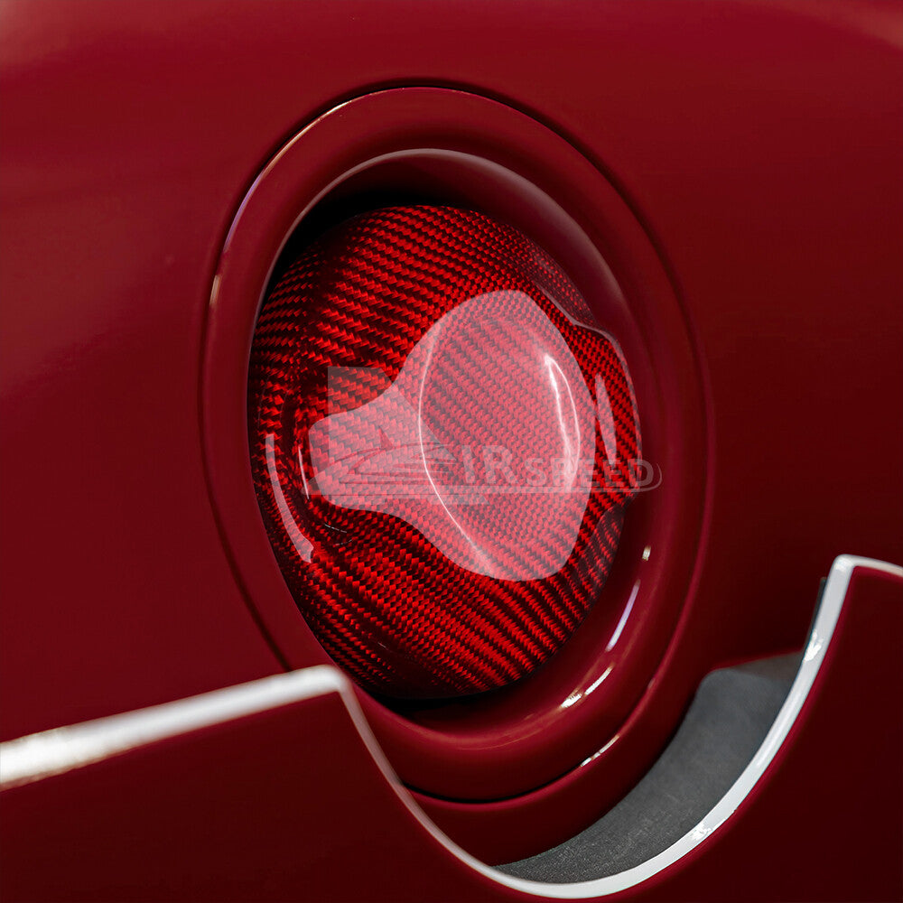 For MINI F55 F56 14-23 F57 16-23 Oil Fuel Tank Cap REAL HARD Carbon Fiber Cover - detail view 4