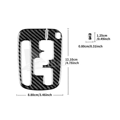 Gear Shift Panel Sticker Carbon Fiber Pattern for Subaru Impreza 2005 2006 2007（U.S. Stock）