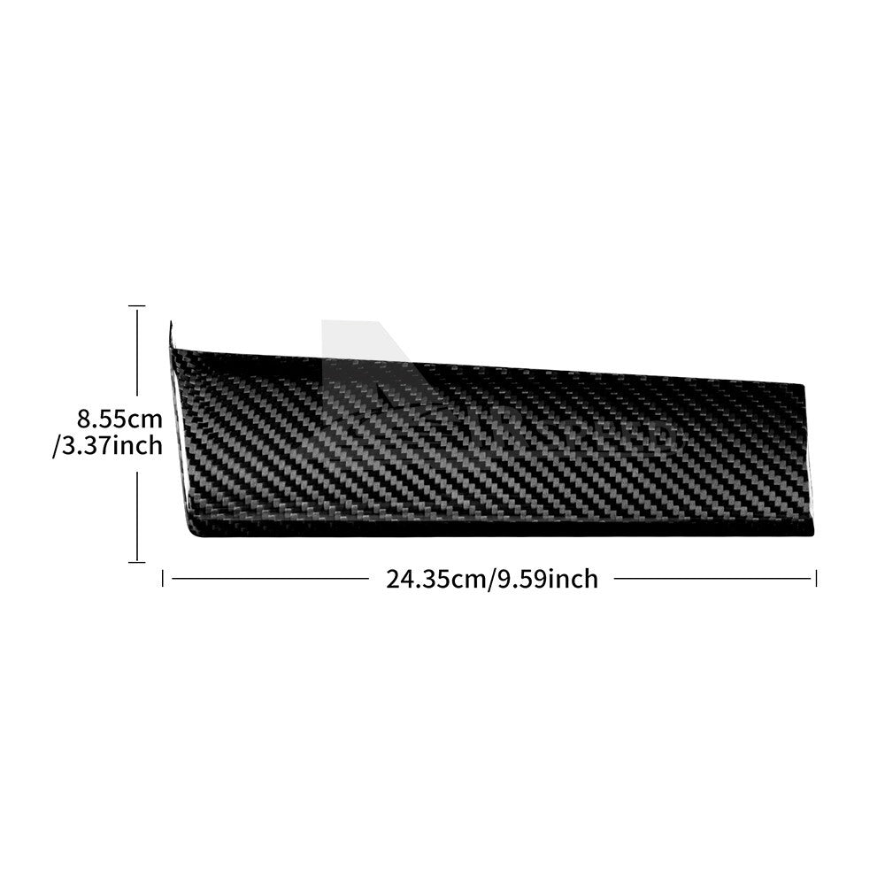 REAL HARD Carbon Fiber Driver Dashboard Cover For Subaru WRX Crosstrek 2022-2024 - detail view 3