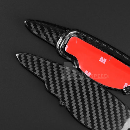 For Genesis GV70 GV80 22-23 Carbon Fiber Steering Wheel Paddle Shifter Extension