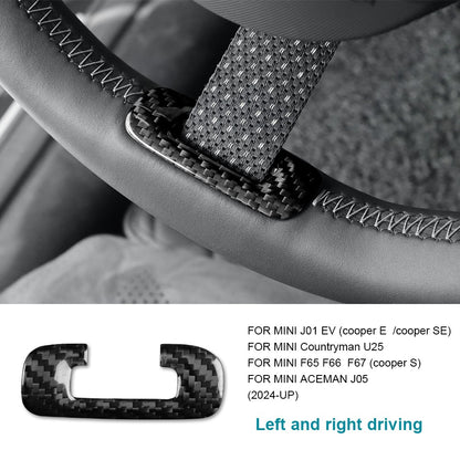 For Mini J01 J05 U25 F65 F66 24-25 Real Carbon Fiber Steering Wheel Chin Cover - product view